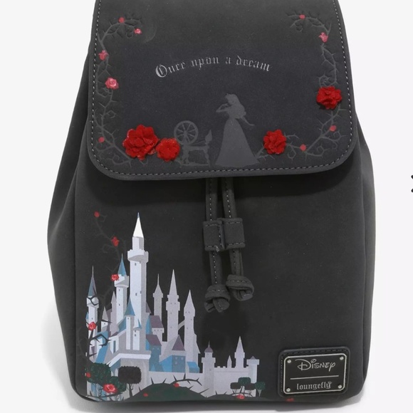 Loungefly Sleeping Beauty Once Upon A Dream Brawstring Mini Backpack main image 10
